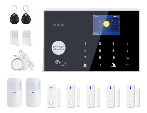 Alarma Antimascota Wifi Gsm Touch Seguridad Casa Negocio 