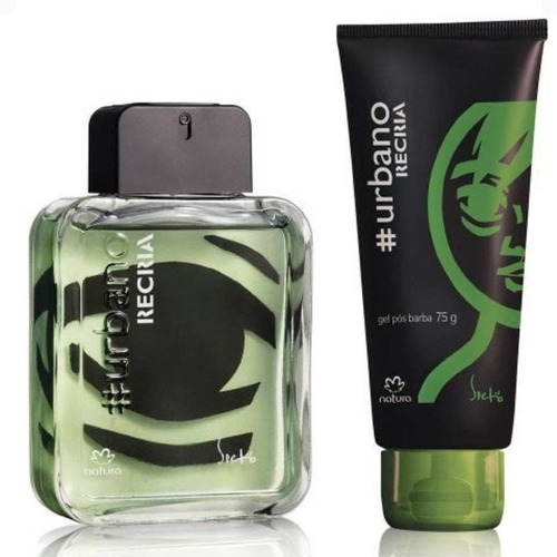 Kit Perfume #urbano Recria De Natura Y Gel Pos Barba