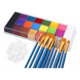 Kit De Maquillaje De Pintura De Acuarelas