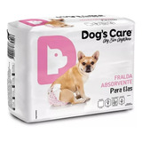  Fralda Dogs Care Para Cães Femêas 12 Un M Descartavel 