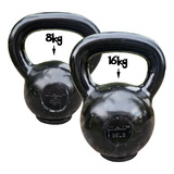 2 Pesas Rusas 8kg Y 16kg Cap Barbell