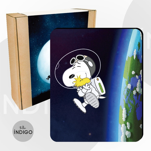 Pad Mouse  Snoopy  Rectangular + Empaque Personalizado