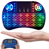 Mini Teclado Con Luz Inalambric Bluetooth Touchpad Pc Laptop