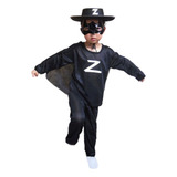 Disfraz Zorro Completo Nene Económico Fiesta Promo