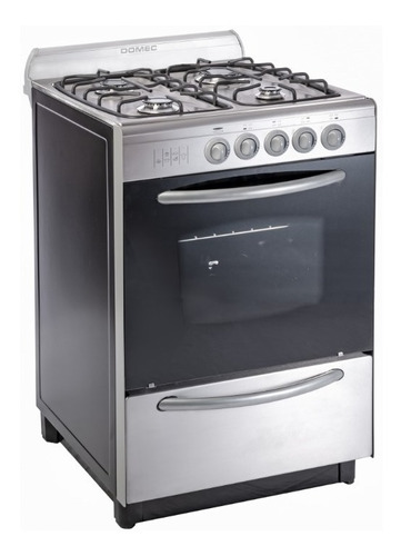 Cocina Gas Inoxidable 56 Cm Domec Gtia Oficial