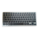 Teclado Premium Sem Fio Usb Recarregável Bluetooth Wireless