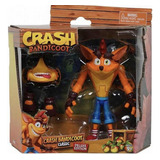 Crash Bandicoot Con Ake Aku Figura Headstart Mr34