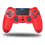 Joystick Inalámbrico Ps4 Genérico Compatible Color Rojo