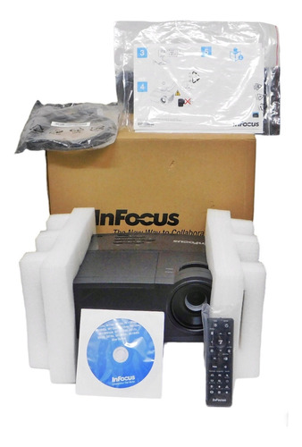 Proyector Infocus In114a 3000 Lm Hdmi 3d Completo