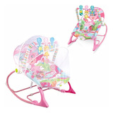 Silla Mecedora, Vibradora Y Musical Para Bebe 3 En 1 Babyon