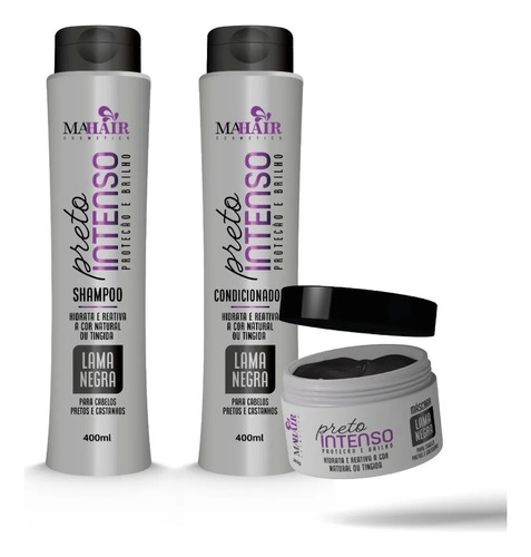 Kit Shampoo Profissional Preto Intenso