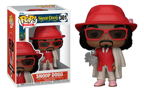 Snoop Dogg (red Hat) Funko Pop 301 Pop Rocks