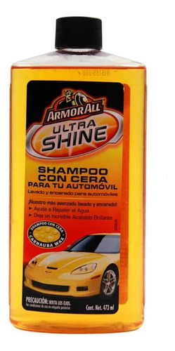 Shampoo Con Cera Ultrashine Automotriz 473ml Armor All 17014