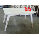 Mesa 1.20mt Económica Retro Para Cocina Comedor Madera Pino