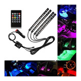 Coche Chasis Luces Juego De 4 Tira Led Rgb 22cm Audioritmica