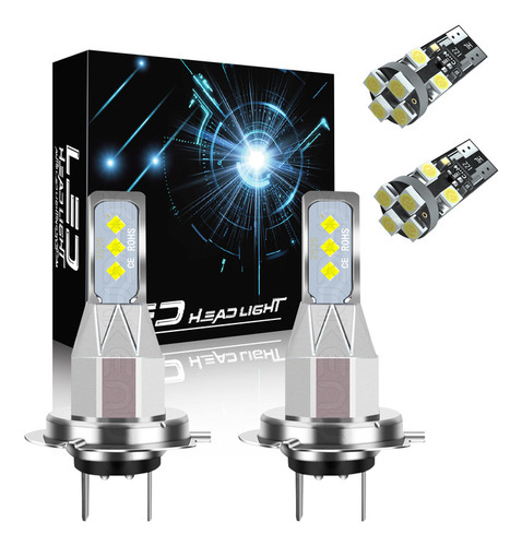 Para Yamaha Yzf R1 2005-2010 35w Xenón Blanco Led Set 4x