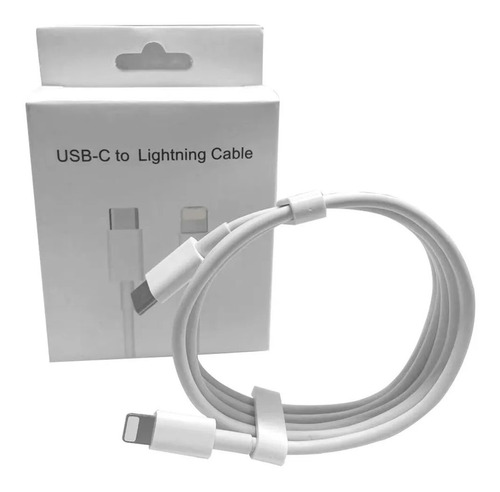 Cable Tipo C A Lightning Para iPhone 13 12 11 X 8 iPad 1m