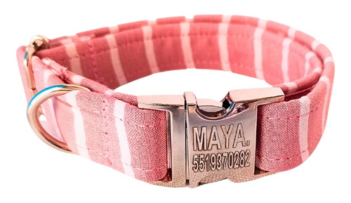 Collar Para Perro, Personalizado Con Grabado Láser