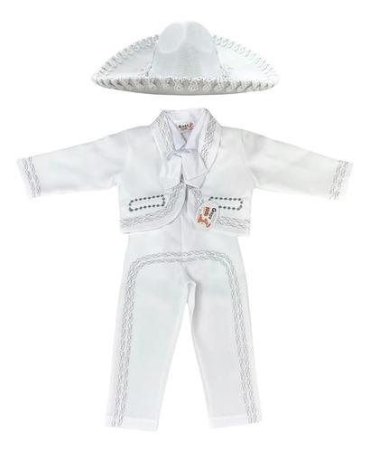 Traje Charro Para Niño Tallas 8 Y 10 Incluye Sombrero