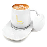 Taza Con Calentador Electrico Tazon Te Cafe Set Tazas Cuchar