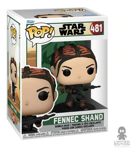 Figura De Acción Funko Pop! Star Wars: Fennec Shand 10 Cm 