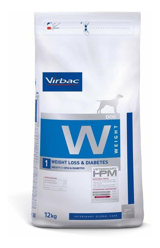 Virbac Veterinary Hpm Dog W1 Weight Loss & Diabetes 12 Kg