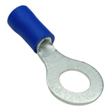 10 Peças Terminal Olhal Argola Isolado Azul 1,0mm A 2,5mm M6