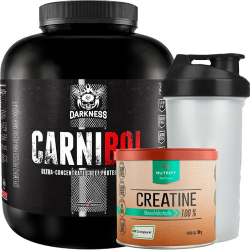 Combo Carnibol Isolado Hidro + Creatina Creapure + Brinde