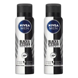 Desodorante Aero Nivea 150ml Black White Invisible-kit2un