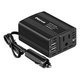 Inversor De Corriente De 150w 12v Dc A 110v Ac Adaptador De 