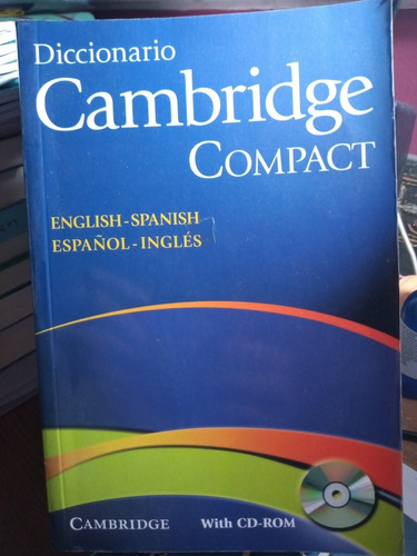 Diccionario Cambridge Compact Ing/esp/esp/ing Sin C/d Nuevo