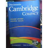 Diccionario Cambridge Compact Ing/esp/esp/ing Sin C/d Nuevo