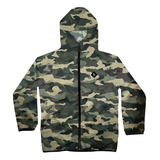 Jaqueta Corta Vento Light Infantil Camuflado Wss Diamond