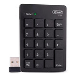 Mini Teclado Numérico Usb Sem Fio Alcance 10 Metros Kp-2038