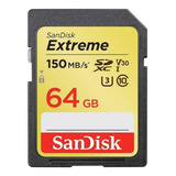 Tarjeta De Memoria Sandisk Sdsdxve-064g-gncin  Extreme 64gb