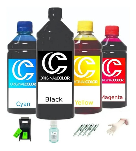 650ml Kit Tinta Recarga Cartuchos Impressora Hp 664 122 662 