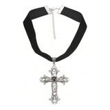 Collar Cruz Vampiro Dark Gotico Dije Rock Metal Cuello 