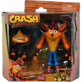Crash Bandicoot Con Ake Aku Figura Headstart Mr34 