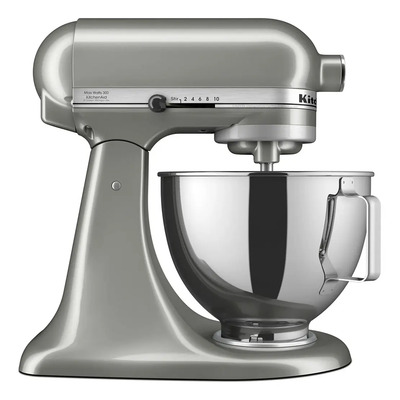 Batidora De Pedestal Kitchenaid Deluxe 4.5 Q Contour Color Plateado Frecuencia 60 Hz | Meses sin interés