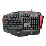 Teclado Gamer Redragon Asura 2 - Preto K501-2 Us Idioma Inglês Us