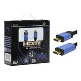 Cabo Hdmi 20m Metros 2.0 Ultra Hd 4k Suporte A Hdr Pix Novo