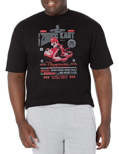 Camiseta Mario Kart Racing - Playera Videojuego Retro