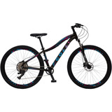 Bicicleta Aro 29 Colli Eudora 21v Shimano Alumínio Azul/rosa Cor Preto Tamanho Do Quadro 15