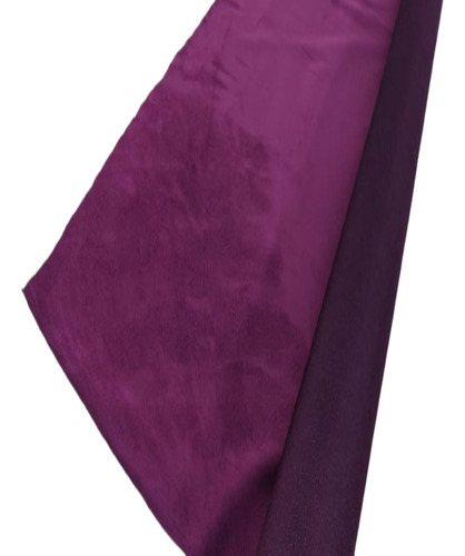 Tecido Suede Roxo Uva Para Sofás, Poltronas Puffs 5 Metros