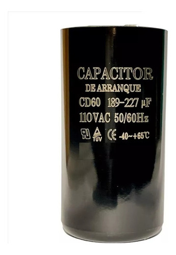 Capacitor De Arranque 189-227mfd 110v Bomba O Compresor