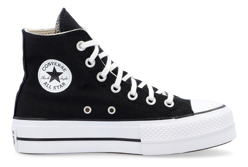 Tenis Converse Botas Chuck Taylor All-star Hi Mujer-negro