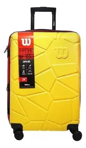 Valija Mediana 24 Rígida Reforzada Viaje Abs Wilson Color 