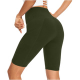 Leggings Deportivos S Shorts Para Mujer, Cintura Alta, Yoga,