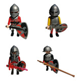 Playmobil Caballeros Del Halcon Medievales Guerreros Knight