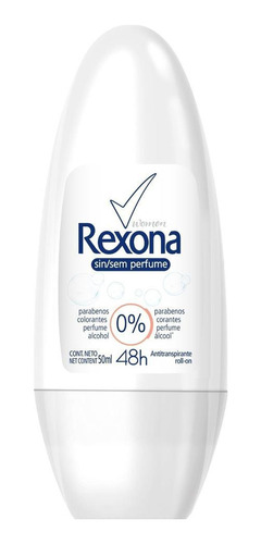 Desodorante Rexona Sem Perfume Roll On - 50ml